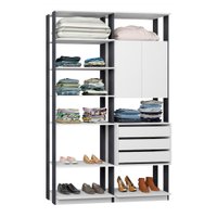 Módulo Closet c/ (Duas) 2 Peças - Be Mobiliario - Branco TX