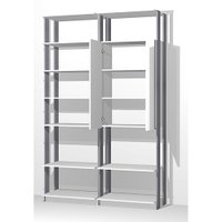 Módulo Closet com 2(duas) Peças Be Mobiliario-7896425602485- Branco TX e Expresso