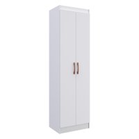Armário 2 Portas Lavanderia Multiuso Multimóveis CR8002 Branco