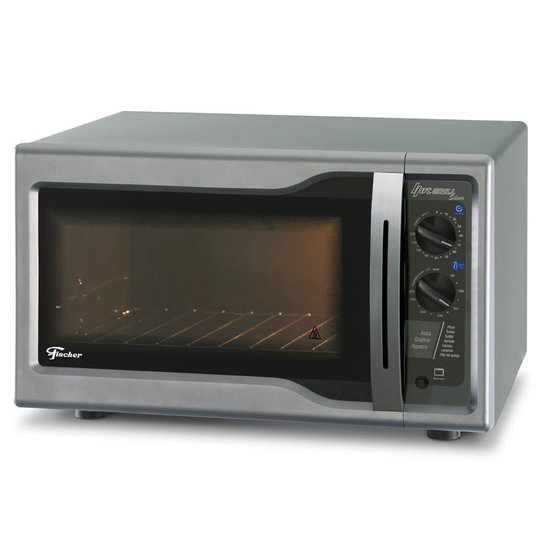 Forno Elétrico de Bancada Fischer Hot Grill Silver 44 Litros