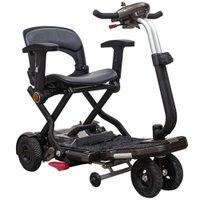 Cadeira de Rodas Elétrica Scooter Triciclo Freedom LP Dobrável com Ré e Braços cor Bronze