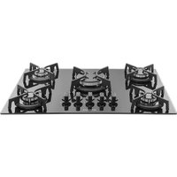 Cooktop Suggar 5 Bocas Trich Ferro Fundido Vidro Preto Bivolt FG5305FVP