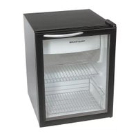 Frigobar Brastemp 76 Litros Porta de Vidro Preto 110V BZA08AEANA