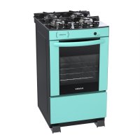 Fogao A Gas Delplus Vitreo Bl 4 Q Verde Gas GLP