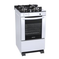 Fogao A Gas Delplus Vitreo Bl 4 Q Branco Gas GLP