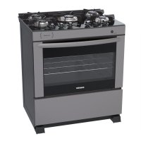 Fogao A Gas Delplus Vitreo Bl 5 Q Grafite Gas GLP