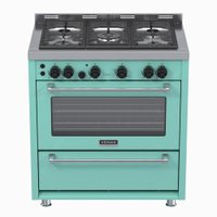 Fogao 5 Bocas Venax Temis Verde Gas GLP