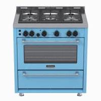 Fogao 5 Bocas Venax Temis Azul Gas GLP