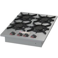 Fogão 4 Bocas de Embutir Baixa Pressão 4QS Maior Inox SL13035-I Itajobi