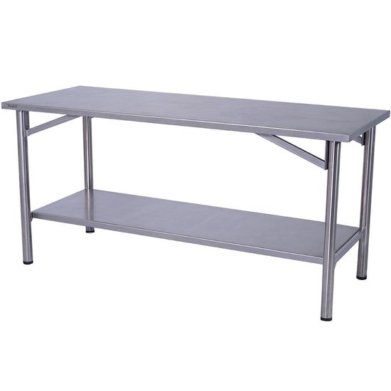 Mesa de Manipulação Inox 100X70CM Benfati TB 2" Paneleiro Liso
