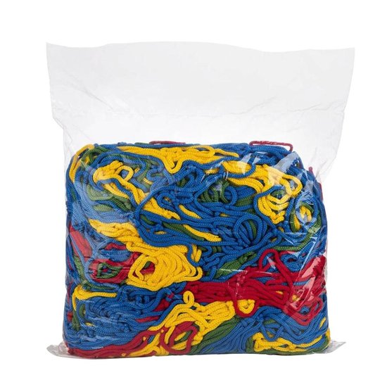 Rede de Proteção Reforçada Colorida Premium ChicoPlay para Cama Elástica 3,66/3,70 m