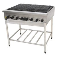 Char broiler a Gás 1,20m Profissional com Pés Venâncio CGGP120