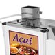 Carrinho de Açaí Cefaz Branco Roda Maciça Guarda Sol BL15M/GS