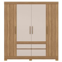 Guarda Roupa Demobile Bilbao 4 Portas 4 Gavetas 79CB