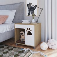Mesa De Cabeceira Completa Móveis Pet Para Cachorro