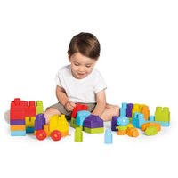 Brinquedo Didático Infantil Super Blocks 39 Peças - Com Sacola PVC - Tateti