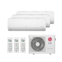 Ar Condicionado Multi Tri Split Inverter LG HW 24.000 Btus(3x Evap 9.000) Quente/Frio 220V Monofasico