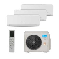 Ar Condicionado Multi Tri Split Hw Inverter Springer Midea 2x9000+1x18000 Btus Quente/Frio 220V 38MBMA36M5