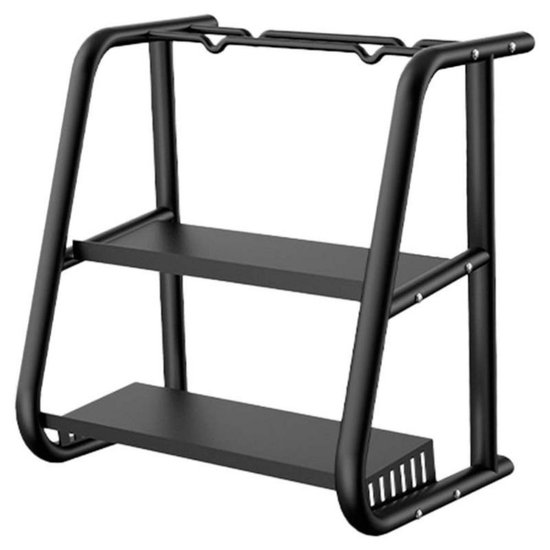 Suporte Residencial Para Kit Musculação 6 Em 1 Bonafit Preto