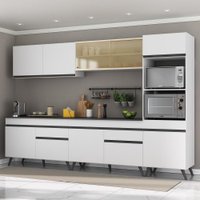 Armário de Cozinha Completa Com 5 peças MP3689.964 Veneza Multimóveis Branco