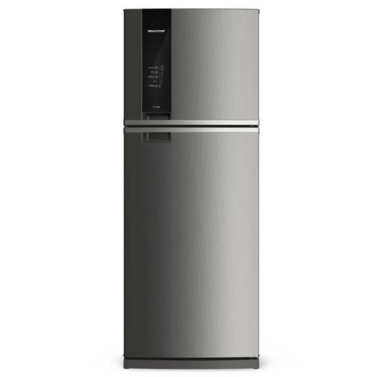 Geladeira Brastemp BRM56BK Frost Free Duplex 462 litros Inox com Turbo Control 110V BRM56BKANA