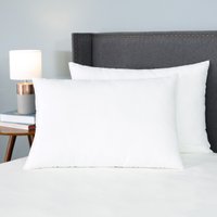 Travesseiro Softy Suporte Médio Branco 70cm x 50cm - Fibra Siliconada