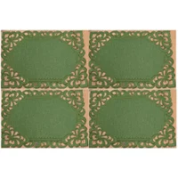 Jogo Americano Rechilie  4 unidades Musgo 30X45CM