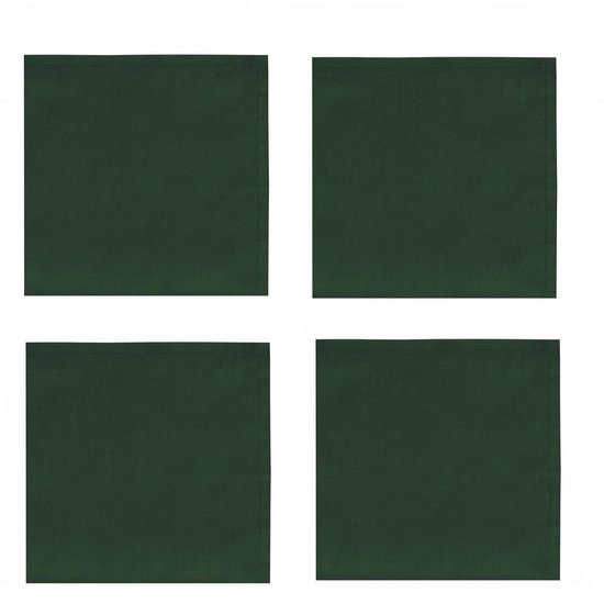 Guardanapo 4 unidades Liso Floresta 40x40 100% algodao