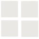 Guardanapo 4 unidades Liso Branco 40x40 100% algodao