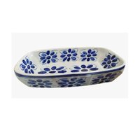 Travessa em Porcelana Pintada a mão 28 x 18 - Monte Sião