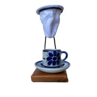 Cafezinho Individual Xicara 80 Floral Monte Sião - Demolição