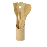 Conjunto de Utensílios de Bambu - Especial - 5 itens