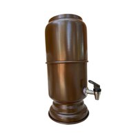 Filtro de 5 L , alumínio, com vela para reposição - Marrom