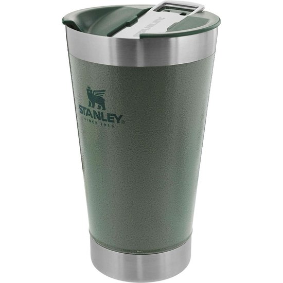 Copo Térmico para Cerveja com Tampa em Inox 473ml Stanley Verde