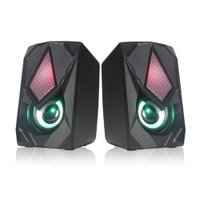 Caixa de Som SP-L60BK 2.0 LED C3tech