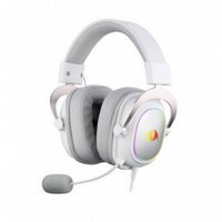 Fone de Ouvido Headset Redragon Gamer Zeus X H510WR-RGB Branco Com Rose