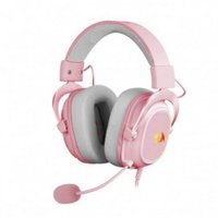 Fone de Ouvido Headset Redragon Gamer Zeus X H510RGB-PINK