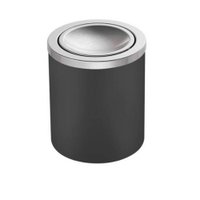 Lixeira Tramontina Util 5L Aço Inox Preta 94540/024