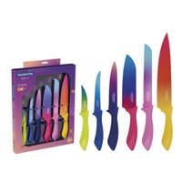 Jogo de Facas Colorcut Aço Inox 6 Peças Tramontina