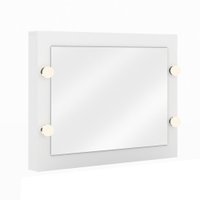 Painel com Espelho para Penteadeira  Multimóveis CR35019 Branco