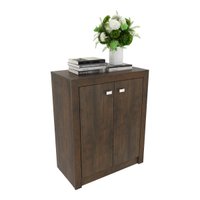 Balcão Escritório C/ 2 Portas Multimóveis CR25013 Rustico