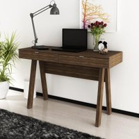 Escrivaninha com 2 Gavetas Multimóveis CR25031 Nogal