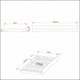Cama de Solteiro Auxiliar para Colchão 88 x 188 cm Multimóveis CR35012 Nogal