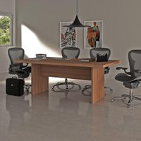 Mesa Escritório/Reunião Multimóveis CR25027 Amendoa