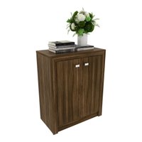 Balcão Escritório C/ 2 Portas Multimóveis CR25013 Nogal