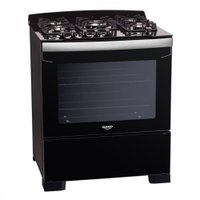 Fogão Dako Diplomata 5 Bocas Com Forno 100L - Preto