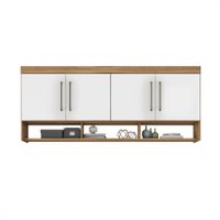 Armário Modulado Ponte Demóbile De Casal Modena - Amêndola/Branco