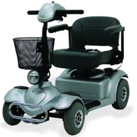 Scooter Elétrica Cadeira de Rodas Motorizada Freedom Mirage RX com Ré cor Titânio