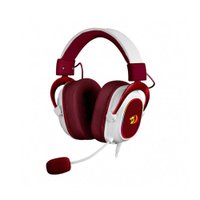 Fone de Ouvido Headset Gamer Zeus x H510 Branco com Vermelho Redragon