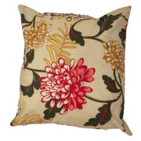 Almofada Decorativa 40x40 cm - Floral Bege